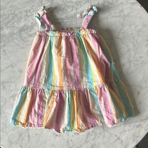 Cat & Jack 2T Striped Multicolor Sleeveless Dress